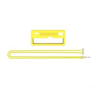 Funda de silicona antiarañazos para KODAK CHARMERA Keychain Cam - Cuerpo de goma flexible para cámara digital compacta - Kit de aventura al aire libre amarillo (amarillo)