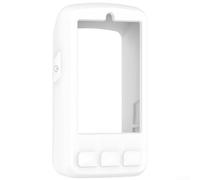 Funda de silicona antiarañazos para Wahoo ELEMNT ROAM 3 para v3, cubierta resistente a las vibraciones, agujeros precisos, cubierta GPS para bicicleta, azul (blanco)
