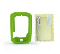 Funda de silicona anticaída para Bryton Rider 15 Neo con película de alta definición, accesorio de ciclismo inteligente (verde)