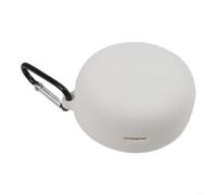 Funda de silicona anticaídas para auriculares Soundcore Sleep para auriculares A30, carcasa protectora ligera con agujero para cordón, color verde tinta (blanco)