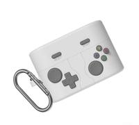 Funda de silicona antideslizante para auriculares Sony WF-1000XM6 que ofrece una protección constante durante el transporte (gris claro)