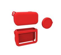 Funda de silicona antideslizante para cámaras deportivas, diseño ergonómico, acceso preciso al puerto, durabilidad, lente protectora, carcasa de silicona