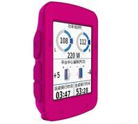 Funda de silicona antideslizante para Garmin Edge 520 y Edge Explore 520 GPS Ciclismo Ordenador con recortes precisos para todos los controles (rosa rosa)