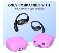 Funda de silicona antipérdida para auriculares SHOKZ OpenFit T910 (morado)