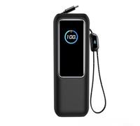 Funda de silicona antipolvo para Anker Zolo Power Bank con características mejoradas a prueba de caídas y material fácil de limpiar (negro)