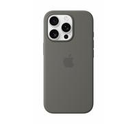 Funda de silicona Apple iPhone 16 Pro con MagSafe (gris piedra)