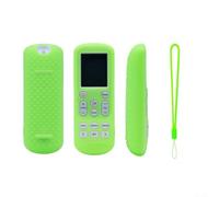 Funda de silicona azul luminosa para control remoto Samsung ARH-2201, protector ligero a prueba de golpes para DB93-1463T (verde luminoso)