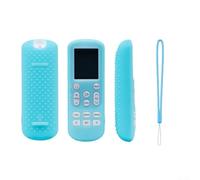 Funda de silicona azul luminosa para control remoto Samsung ARH-2201, protector ligero a prueba de golpes para DB93-1463T (azul luminoso)