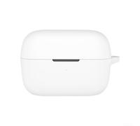 Funda de silicona compacta para Anker para Soundcore C50i con mosquetón para actividades al aire libre y protección diaria de dispositivos (blanco)