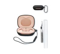 Funda de silicona compatible con auriculares inalámbricos JBL Sense LITE, kit de limpieza y cordón, funda protectora suave a prueba de golpes, color negro