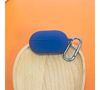 Funda de silicona compatible con Beats Solo Buds, estuche protector con mosquetón para la caja de carga de auriculares inalámbricos, funda suave al