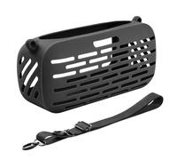 Funda de silicona compatible con Bose SoundLink Max, accesorios de altavoz portátil Bluetooth con correa para el hombro, funda de silicona compatible con altavoz Bose SoundLink Max (negro)