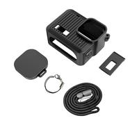 Funda De Silicona, Compatible con GoPro, Cubierta Lateral De Batería Hero, Cordón For Tapas De Lentes, Compatible con Kit De Accesorios Go Pro Hero