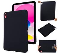 Funda de silicona compatible con iPad 11 2025 A16/12 2026 A19 de 11 pulgadas, funda protectora de TPU flexible, ultrafina, color puro, a prueba de golpes, carcasa trasera suave, color negro