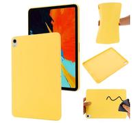 Funda de silicona compatible con iPad Air de 11 pulgadas M4/M3/M2 (2026/2025/2024), funda protectora de TPU flexible, ultrafina, color puro, a prueba de golpes, carcasa trasera suave. Amarillo