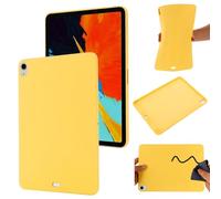 Funda de silicona compatible con iPad Air de 13 pulgadas (M4/M3/M2) 2026/2025/2024, funda protectora de TPU flexible, ultrafina, color puro, a prueba de golpes, carcasa trasera suave. Amarillo