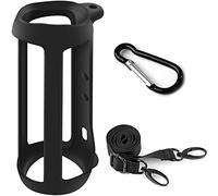 Funda de Silicona Compatible con JBL Flip 5 Altavoz Bluetooth portátil Impermeable, Funda de Goma Impermeable, Bolsa de Transporte de Viaje con Correa (Altavoz y Accesorios no incluidos)
