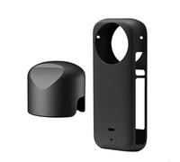 Funda de Silicona Compatible con la cámara Insta360 for Exteriores, con Tapas for Lentes y Soporte de Almacenamiento.