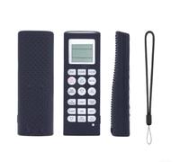 Funda de silicona compatible con LG que ofrece protección contra caídas, agarre táctil y recortes precisos para una funcionalidad remota completa (negro)