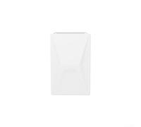 Funda de silicona compatible con Starlink para antena Gen3 construida para protección contra caídas y fácil transporte a través de mosquetón o mano durante viajes al aire libre (blanco)