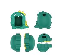 Funda de Silicona Compatible con Tamagotchi Nano, Funda Protectora para el Juego de la Mascota Virtual, Funda de Transporte de Dibujos Animados (sólo Funda) (Verde)