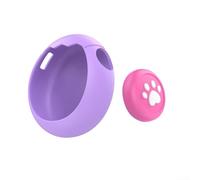 Funda de silicona compatible con Tamagotchi Paradise con teclas y cordón, ajuste confiable, respuesta táctil y protección contra el manejo rutinario (fund tecla pruple)