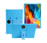 Funda de Silicona Compatible con TCL NXTPAPER 14 de 14.3" (9491G) la Tableta. Funda Protectora antigolpes con Soporte para niños.(Blue)