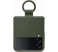 Funda de silicona con anillo Samsung Galaxy Z Flip4 Caqui - EF-PF721TGEGWW