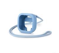 Funda de silicona con cordón para Bose para SoundLink-Micro 2ª generación, carcasa protectora suave, ajuste exacto, absorbe los golpes, funda ligera para exteriores (azul)