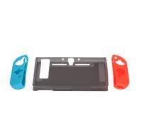 Funda de silicona con efecto amortiguador para sesiones de juego ininterrumpidas en Nintendo Switch, incluye funda protectora suave para agarre