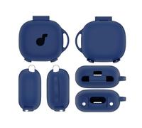 Funda de silicona con mosquetón para Anker Soundcore Sport X20 funda de carga (azul)