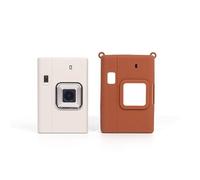 Funda de silicona con protección contra caídas para cámara Instax Mini Liplay+ de color sólido, Brown, Fresco