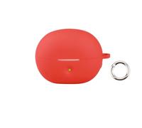 Funda de Silicona con Protector para Baseus Bowie MC2 S, Cubierta Protectora Completa a Prueba de Golpes con Hebilla Redonda, Filtro Suave a Prueba de Polvo para Estuche de Carga (Rojo)