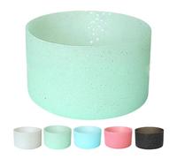 Funda de silicona con purpurina para Stanley de 20 onzas, 30 onzas, 40 onzas, protector inferior brillante para accesorios Stanley, 7,5 x 4,5 cm, cubierta inferior antideslizante, funda inferior para