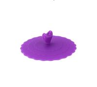 Funda de silicona creativa para tazas de té, tazas, teteras de senderismo, camping de silicona de moda con clip de amor, tapas de silicona reutilizables irrompibles para tazas de té, tazas, teteras de
