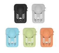 Funda de silicona + cubierta de lente para DJI Osmo 360, funda protectora suave con apertura lateral de batería, accesorios de cámara de acción de protección completa, Orange, Funda de silicona +