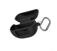 Funda de silicona de ajuste preciso para auriculares TOZO NC20 Pro, protección mínima a granel para transporte diario y uso de viaje (negro)