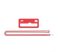 Funda de silicona de ajuste seguro para llavero KODAK CHARMERA cámara digital con protector de lente y construcción ligera (rojo)