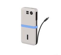 Funda de silicona de corte preciso para batería externa Anker A1383 de 20000 mAh que ofrece una protección física fiable (gris)