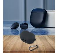 Funda de silicona de diseño inteligente para auriculares inalámbricos Bose QuietComfort que garantiza la seguridad durante viajes o actividades al aire libre (blanco)