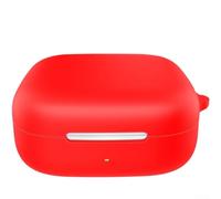 Funda de silicona de peso equilibrado con mosquetón de acción pivotante para Huawei FreeArc, fijación intuitiva y posicionamiento estable del dispositivo (rojo)