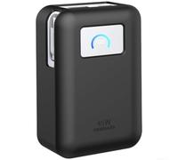 Funda de silicona diseñada con precisión para Anker para batería externa Nano de 45 W y 10000 mAh con alineación precisa de botones (negro)