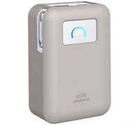 Funda de silicona diseñada específicamente para Anker para batería externa Nano de 45 W y 10000 mAh que ofrece una protección física fiable (gris)