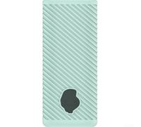 Funda de silicona diseñada exclusivamente para Skullcandy Dime, mantiene la distribución del peso del dispositivo y la capacidad de bolsillo (hierba verde)