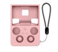 Funda de silicona diseñada para ANBERNIC RG477V que proporciona resistencia cobertura completa y controlador no disruptivo (rosa)