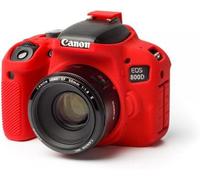 Funda de silicona Easycover para Canon 800D / T7 i Roja