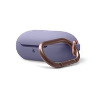 Funda de silicona elago dise ada para Samsung Galaxy Buds Plus (2020) / Galaxy Buds (2019) [Gris lavanda] - Almohadilla de gel adhesiva de protec