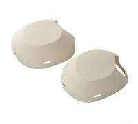 Funda de silicona flexible para auriculares Sony WH-1000XM5 que se adapta cómodamente sin impedir el ajuste de la diadema (metros blanco)