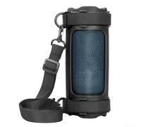 Funda de silicona flexible para JBL Flip 7 Full para acceso flexible (negro | Silicona que absorbe los golpes, recortes precisos de botones, protección contra caídas, ajuste cómodo, opción de color negro
