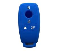 Funda de Silicona for Llavero de Coche Compatible con Mercedes-Benz Aces GLE CLS W177 W205 C205 W213 W222 W167 C257, Accesorios for Llaves.(Blue)